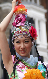 Girl Actor at the Edinburghh Festival