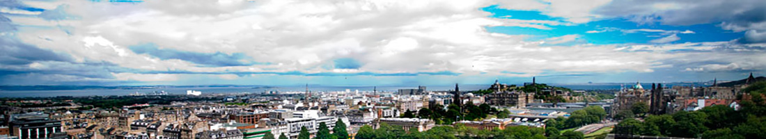 View of the city of Edinburgh